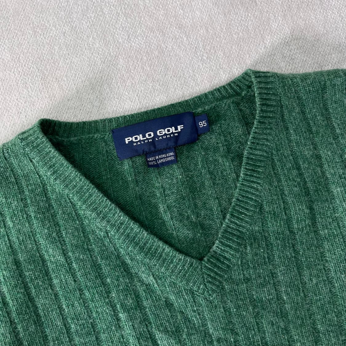 95 폴로랄프로렌 골프 브이넥 골지 니트 상품이미지2