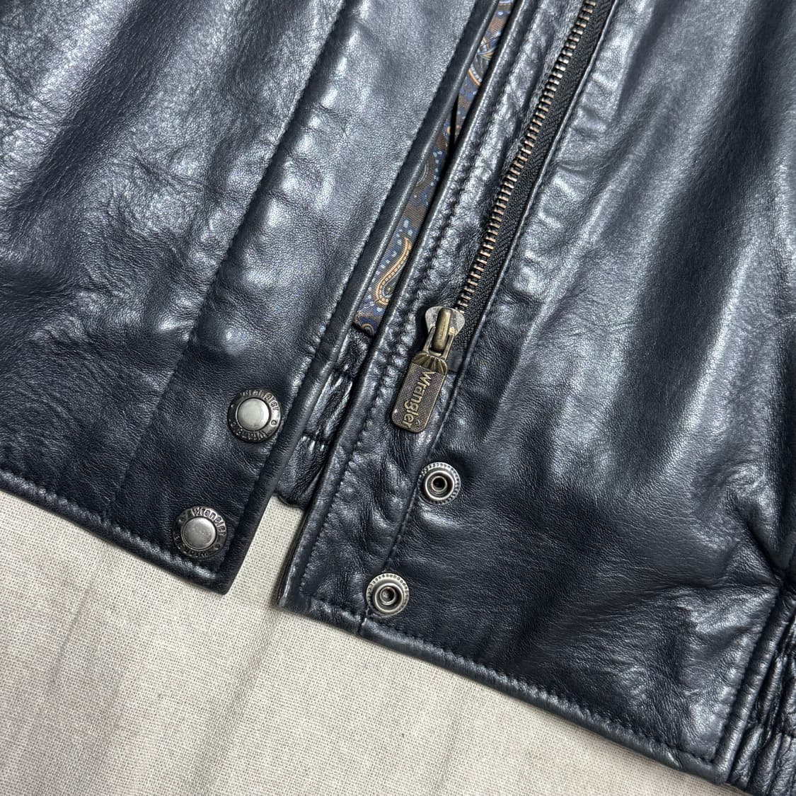 랭글러 90s 양가죽 레더 자켓 65(95) 상품이미지2