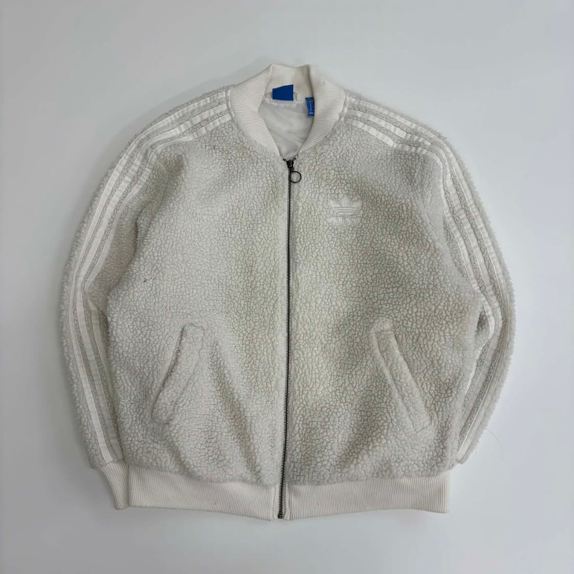 아디다스 화이트 쉐르파 플리스 자켓 뽀글이 SST 져지 상품이미지2