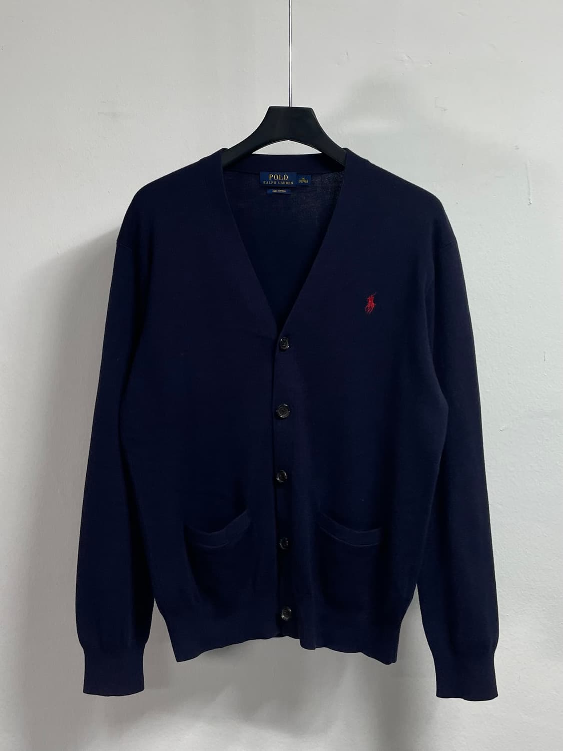 폴로 랄프로렌 코튼 브이넥 가디건 (on.96) 상품이미지1