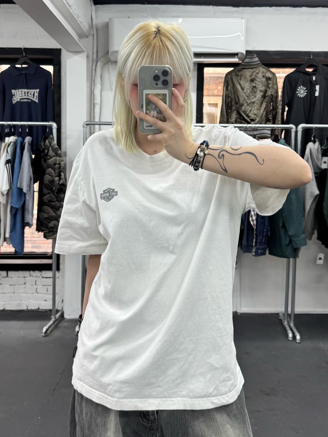 할리데이비슨 백프린팅 티셔츠 상품이미지4