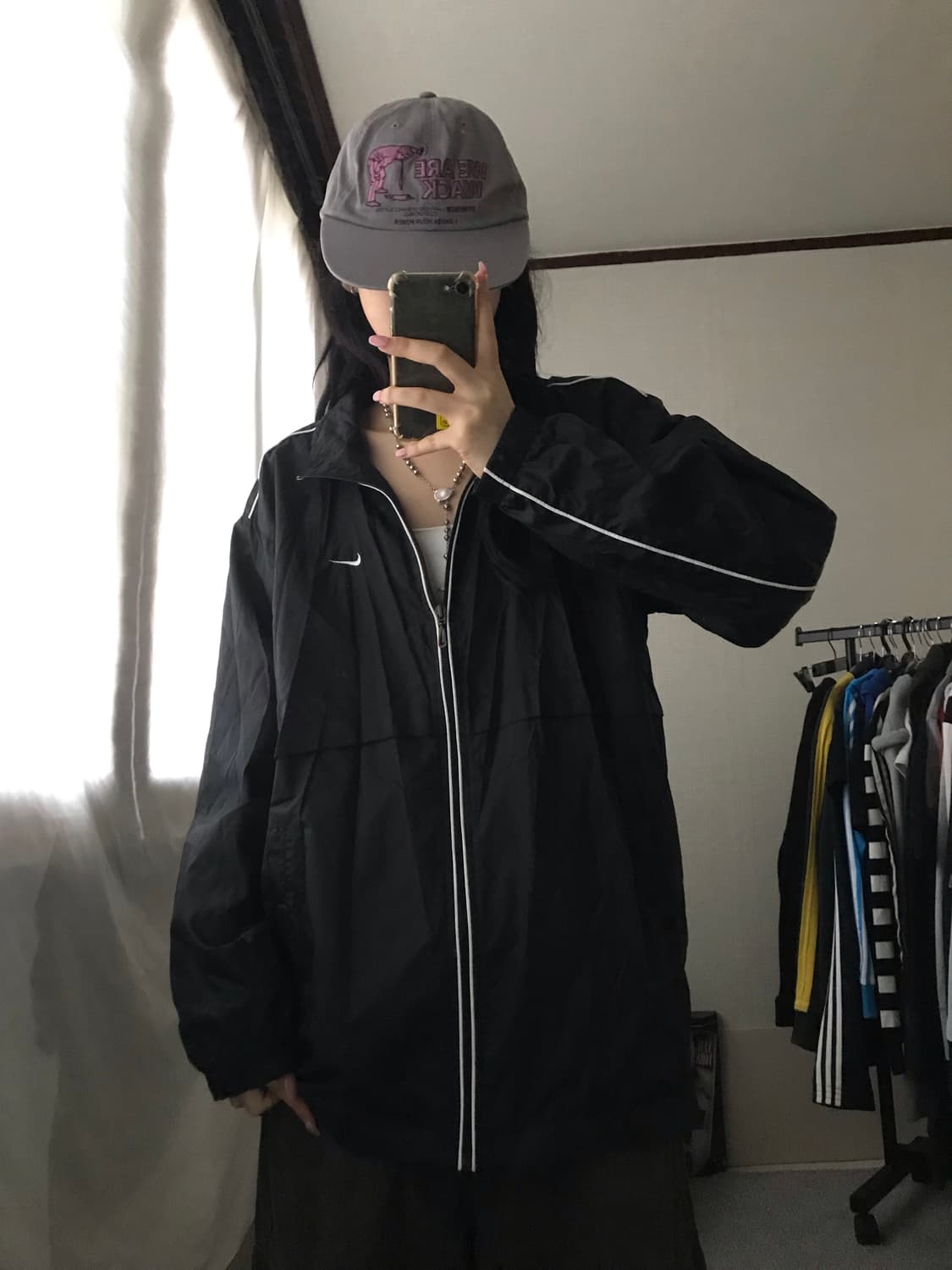 나이키 블랙 바람막이 상품이미지5