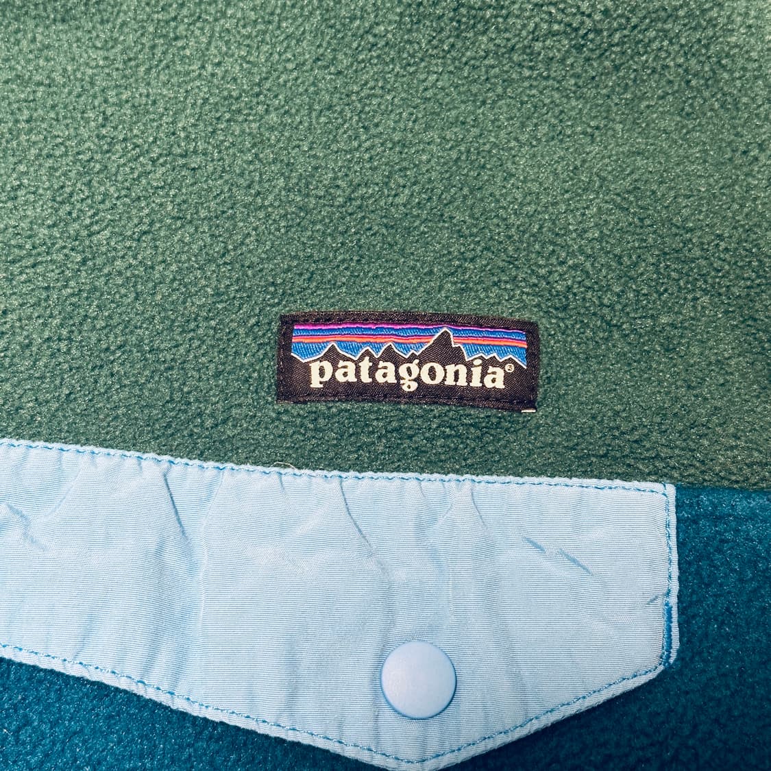 파타고니아 신칠라 그린/블루 Men's XS 상품이미지3
