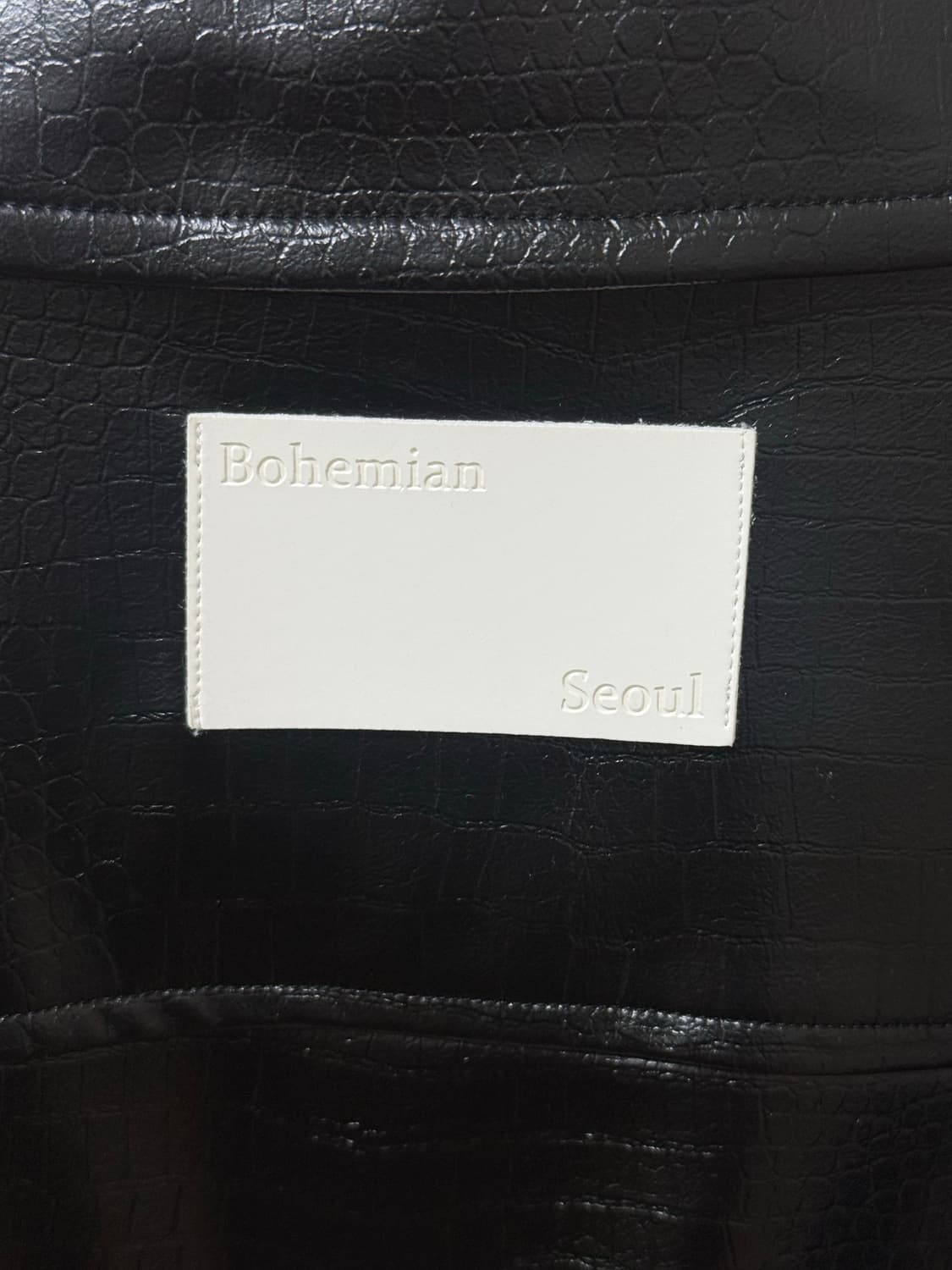 Bohemian Seoul 보헤미안 서울 레더 크롭 자켓 상품이미지4