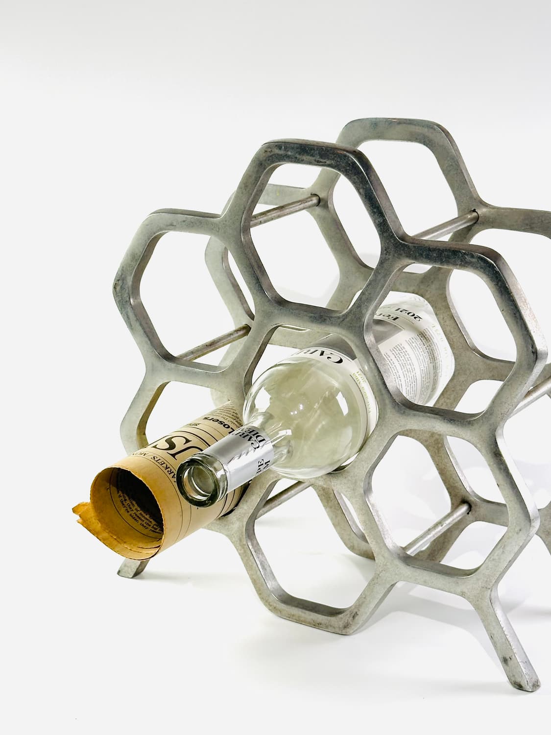vintage honeycomb wine holder rack🐝 상품이미지2