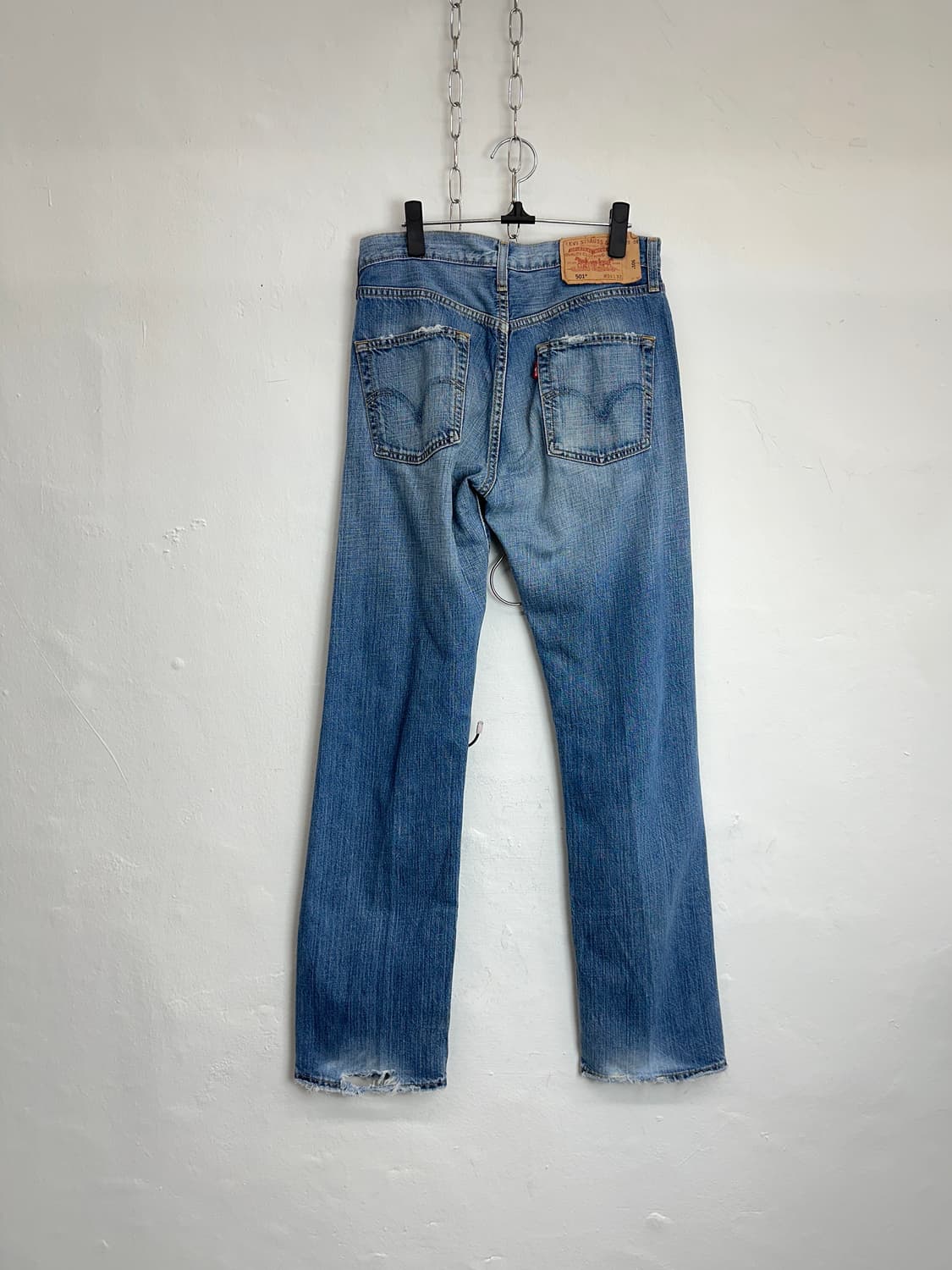 Levi’s 2000s 501 Original Fit Indigo Den 상품이미지3