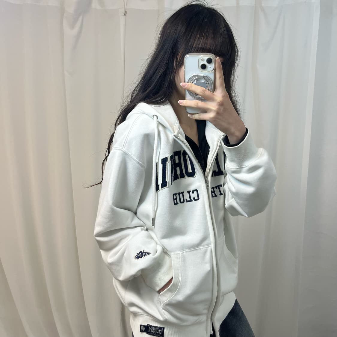 WHO.A.U Two-Way Hoodie Zip-Up 상품이미지2