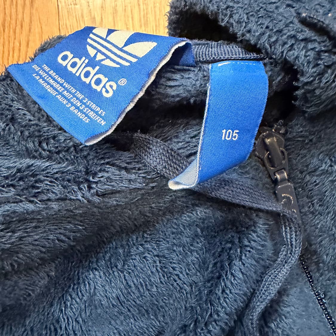 adidas 파이어버드 네이비 쉐르파 플리스 자켓 상품이미지3