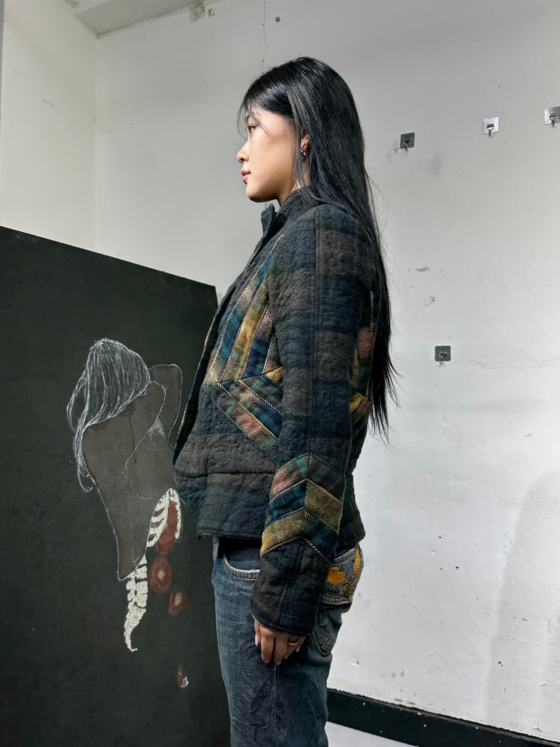 Jpn 일본빈티지 이자벨마랑 아카이브 패치 투버튼 자켓 상품이미지6