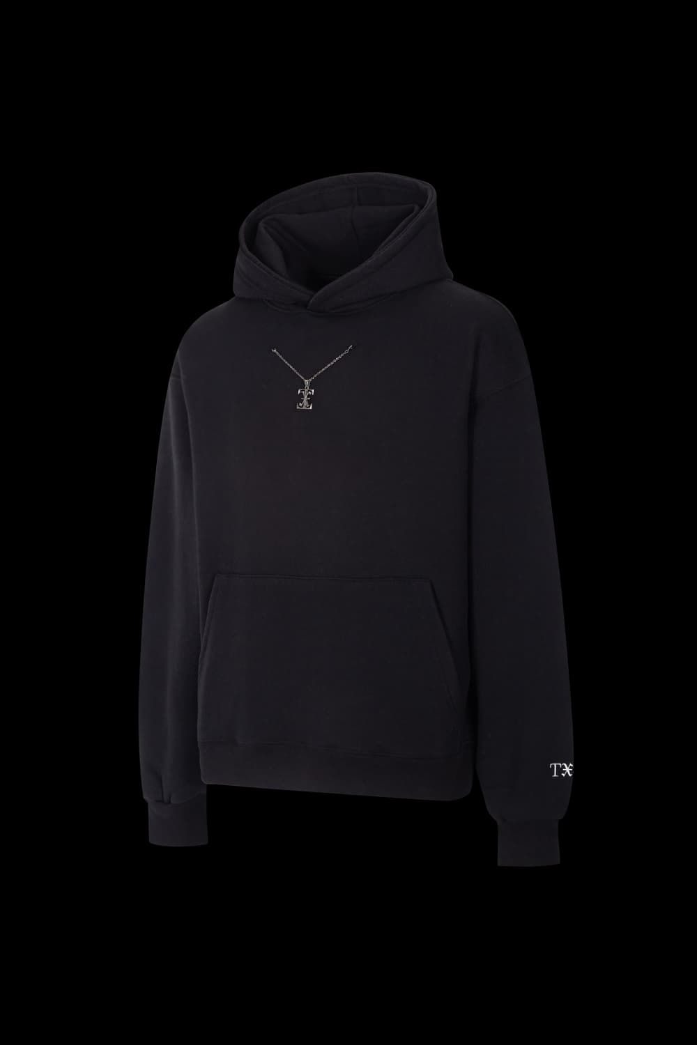 체인 헤비 후디 - Jet Black 상품이미지2