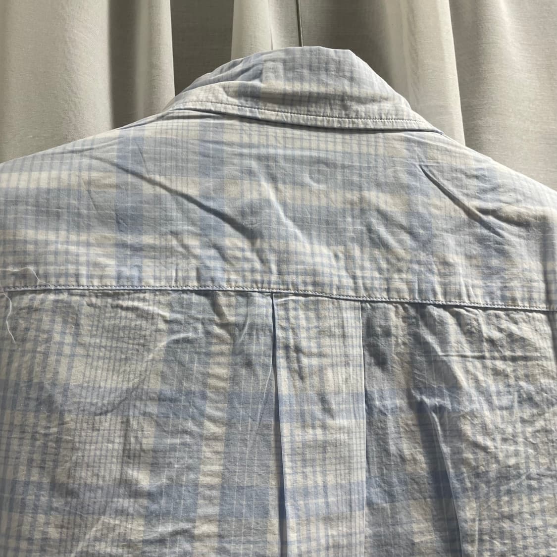 H&M/ 버튼다운 체크 셔츠/ L 상품이미지6