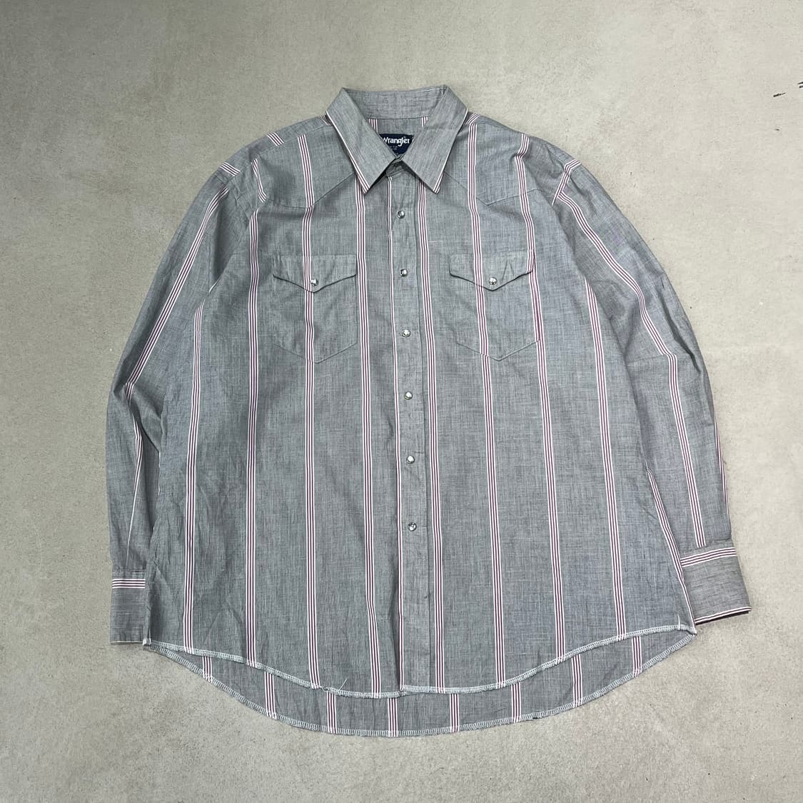 랭글러 스트라이프 웨스턴셔츠 s09561 상품이미지1