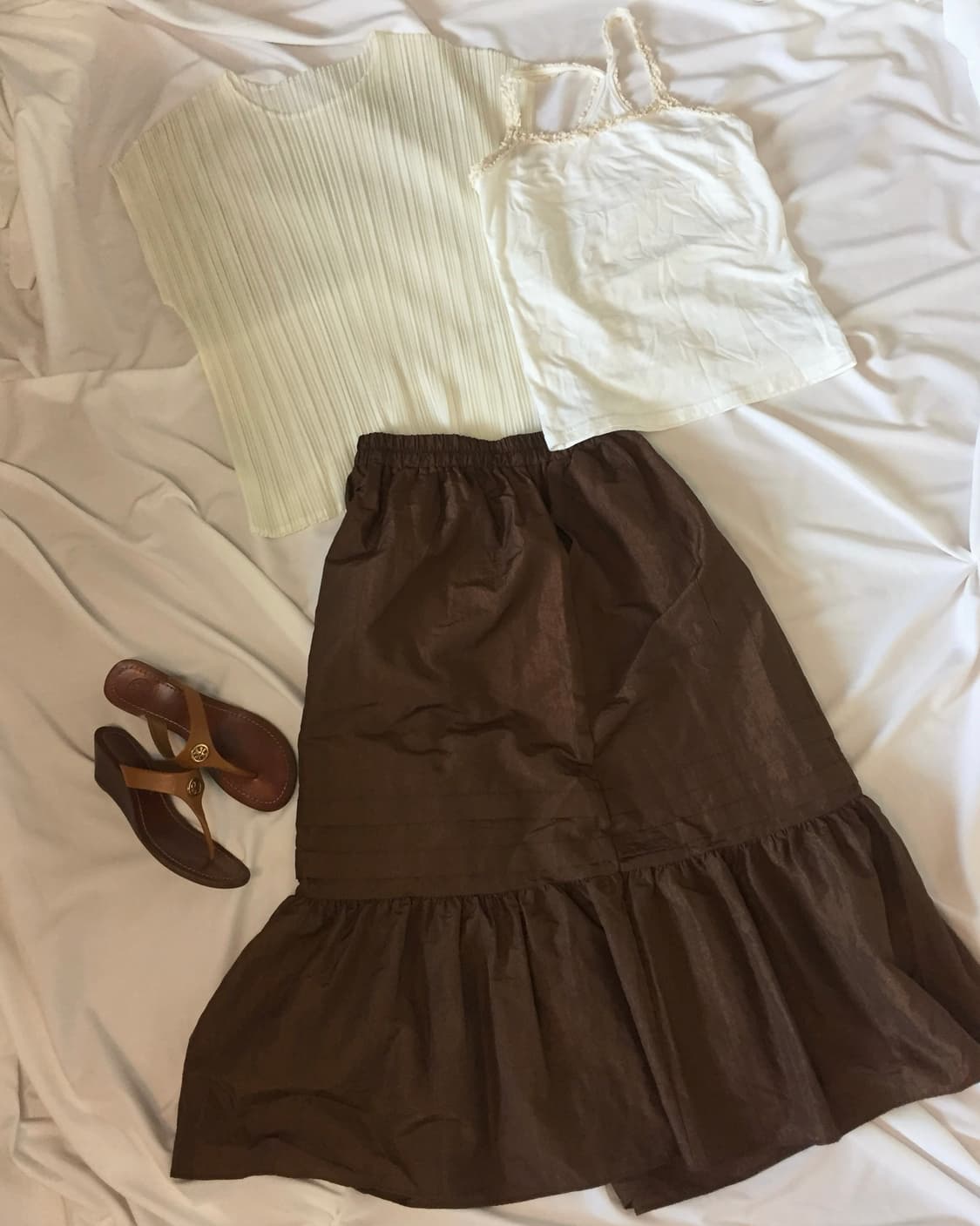 브라운 스커트 상품이미지1