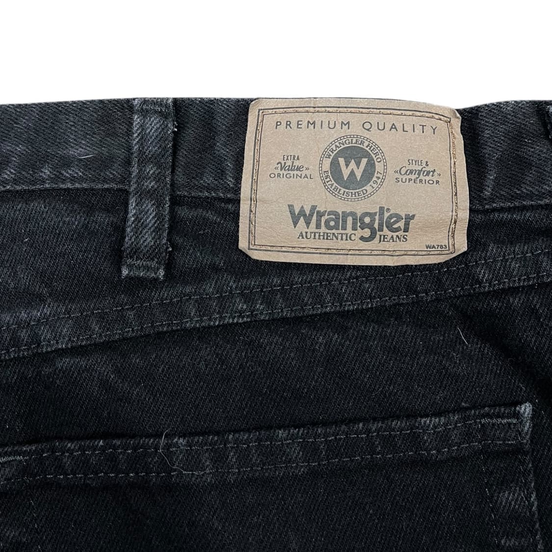 00s 랭글러 빅사이즈 흑청 데님팬츠 상품이미지6