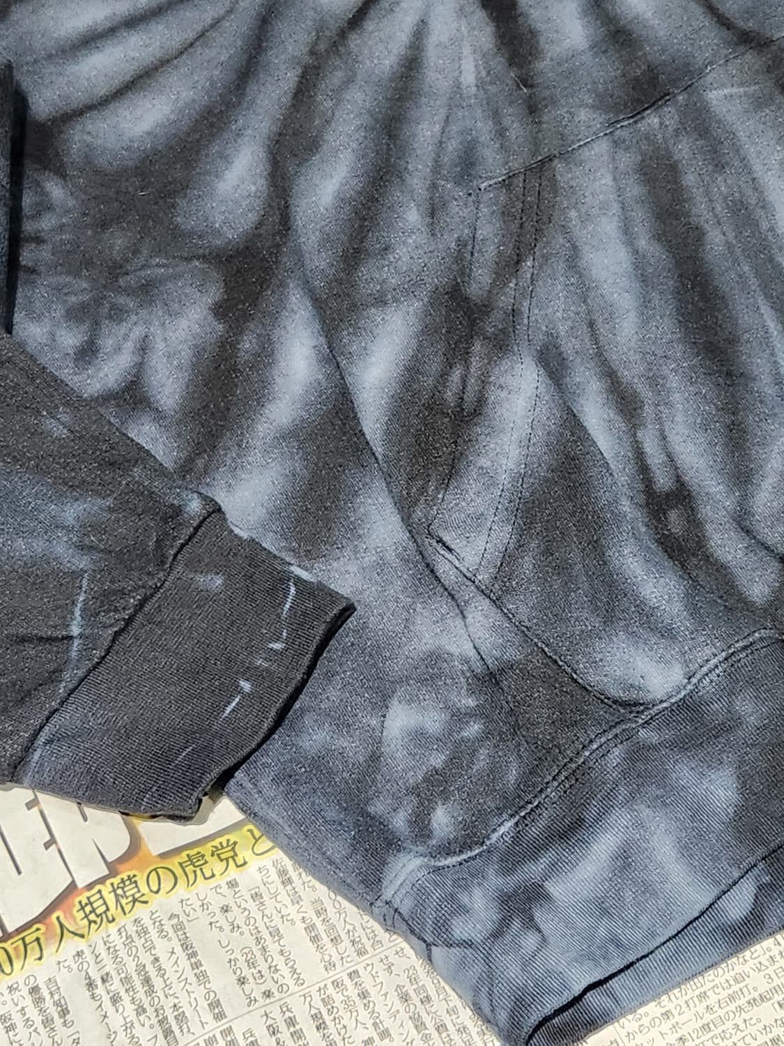 Santa Cruz 타이다이 후드티 XL 상품이미지3