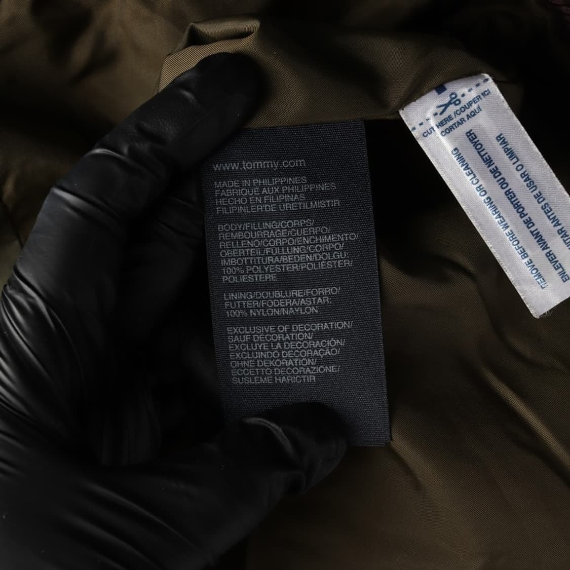 타미힐피거 키즈 클래식 퀼팅 자켓 올리브 (M 8-10) 상품이미지7