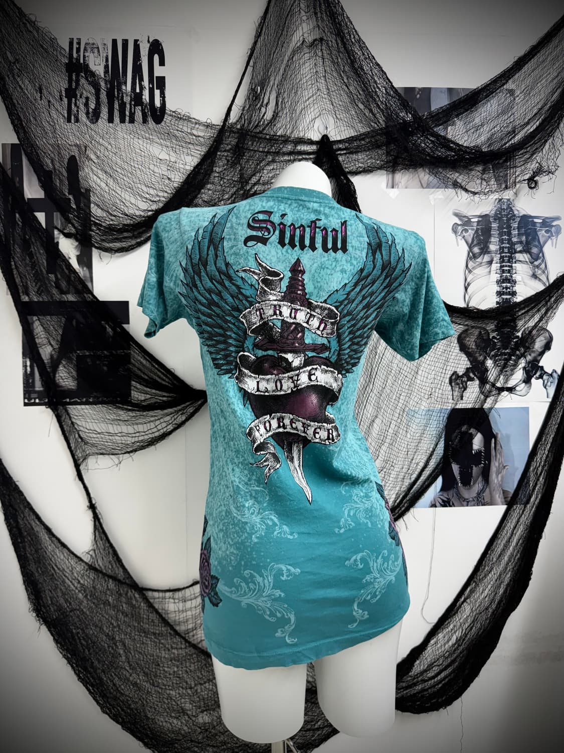 00s grunge mood halfsleeve 상품이미지7