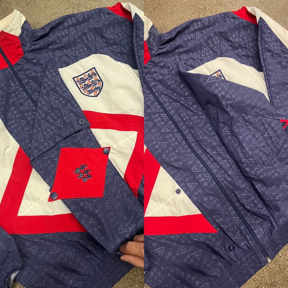 90-92 잉글랜드 우븐 트랙 자켓 (95) 상품이미지7