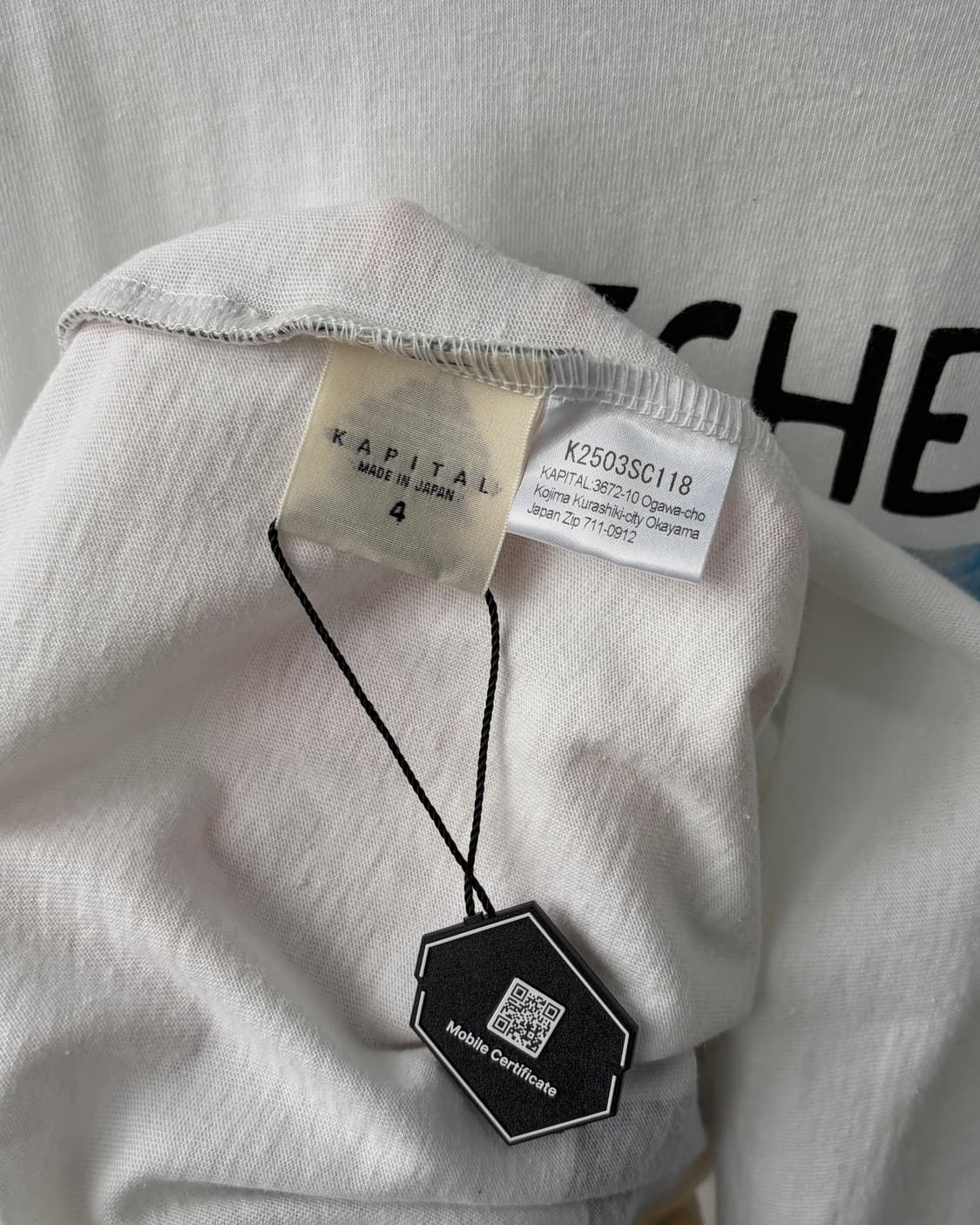 (새상품)[4]캐피탈 20 텐지쿠 링거 페인터 티셔츠 상품이미지9