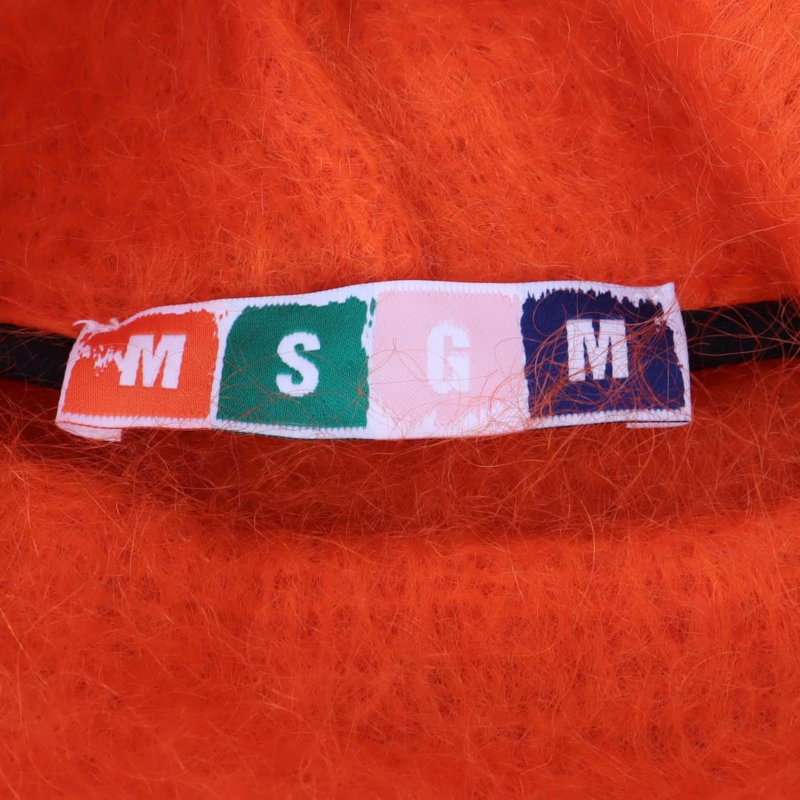 MSGM 모헤어 오렌지 터틀넥 크롭 니트 상품이미지7