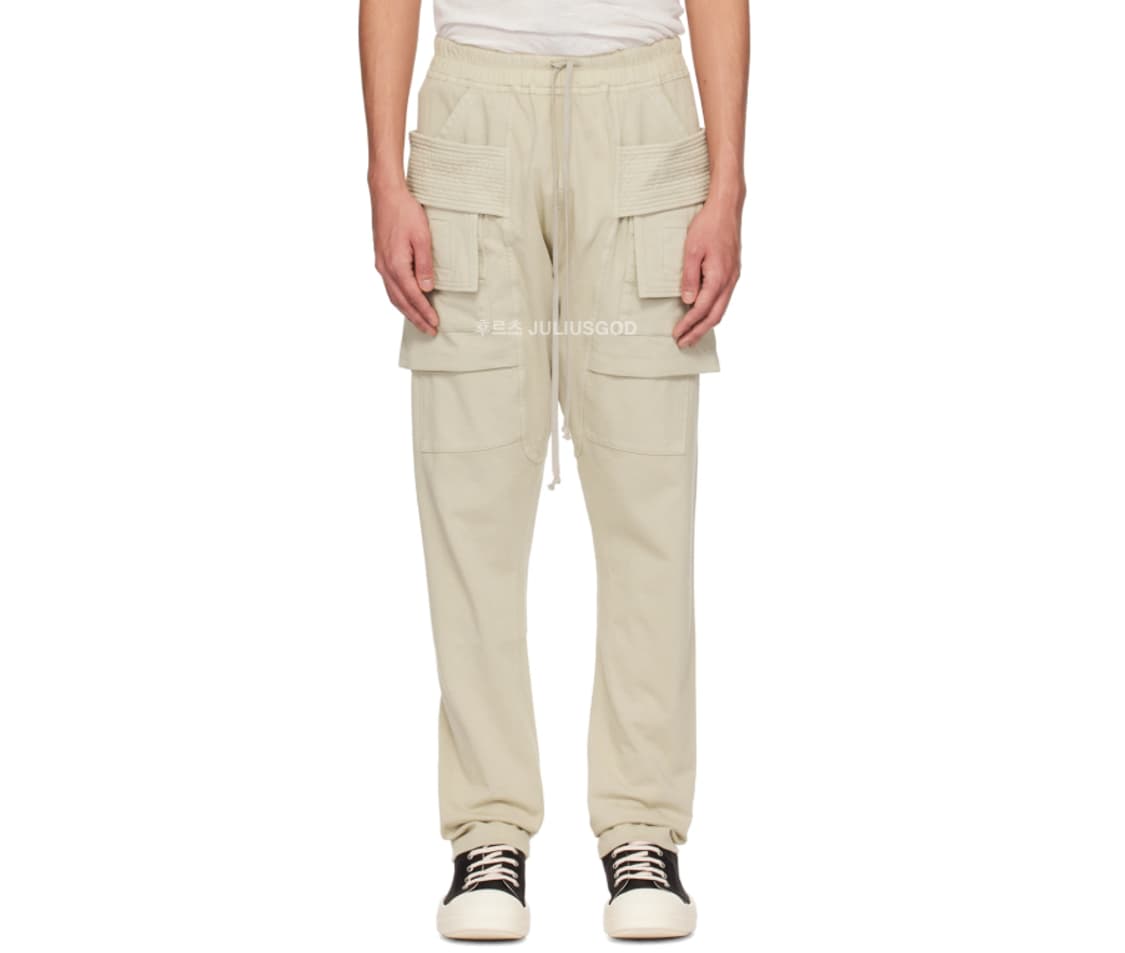 [32/새제품]RICK OWENS 릭오웬스 태권도 바지 크리치 카고 팬츠 상품이미지2