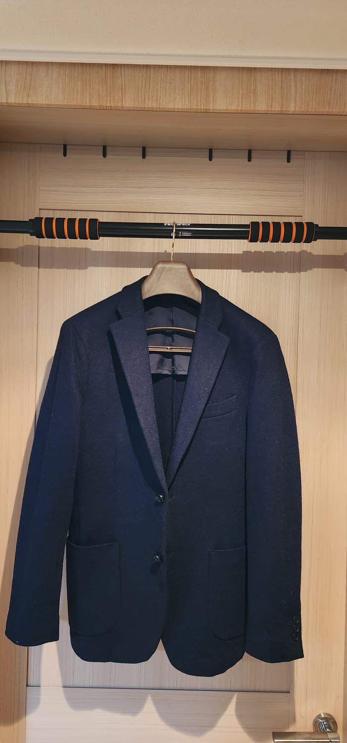 (간절기용)유니클로 네이비 모직 자켓 L 상품이미지1