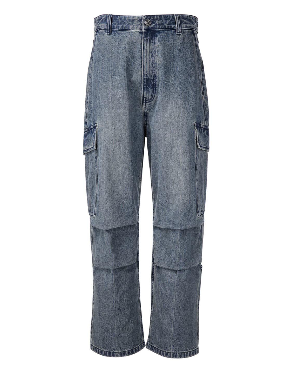 일꼬르소 데님 카고 와이드 팬츠 블루 M 상품이미지1