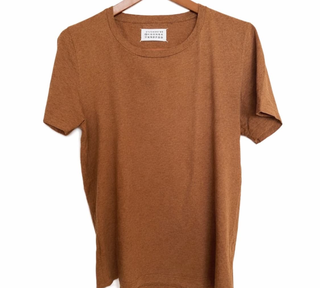 maison margiela t-shirts brown 상품이미지1