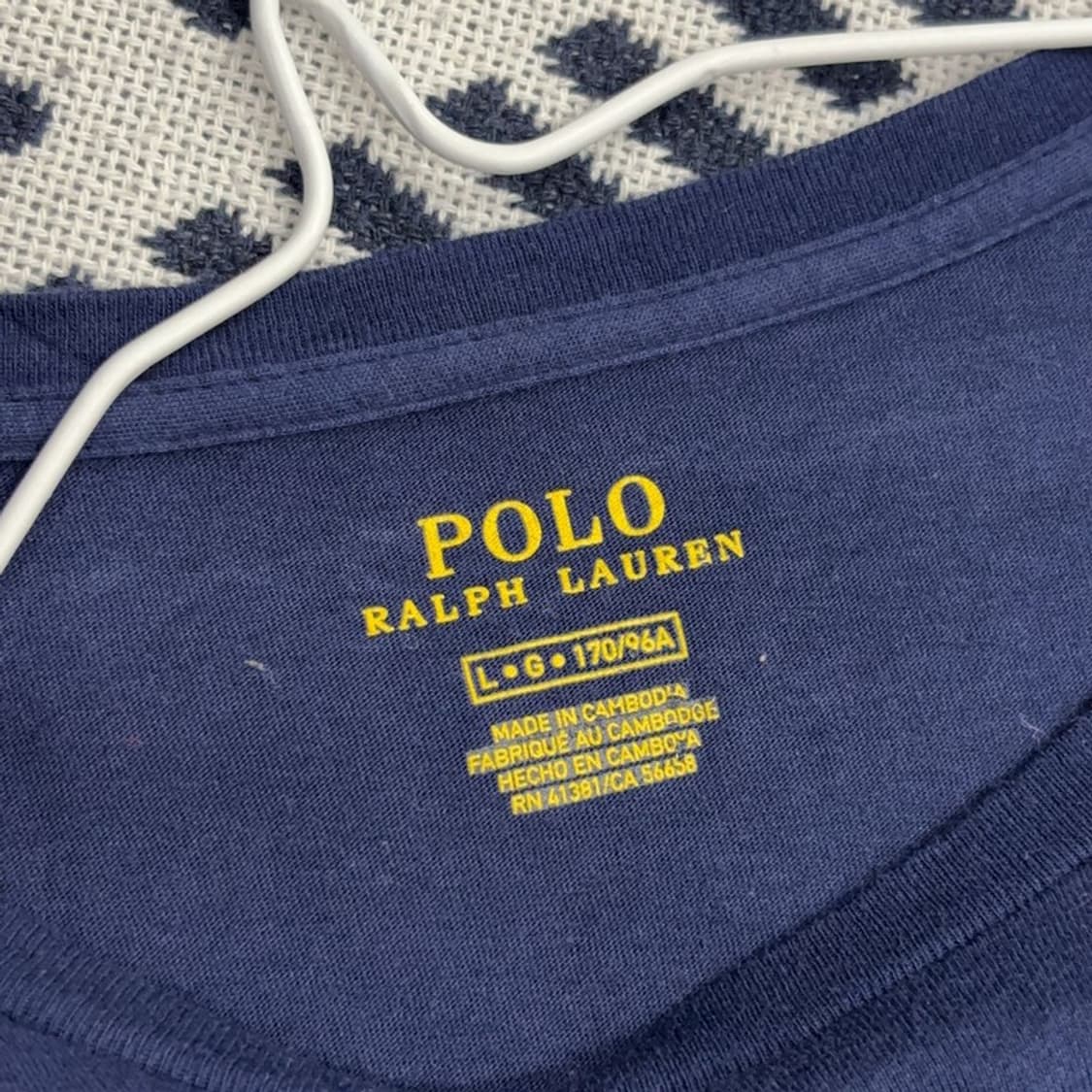 폴로 랄프로렌 베이직 자수 반팔티 L P00044 상품이미지3