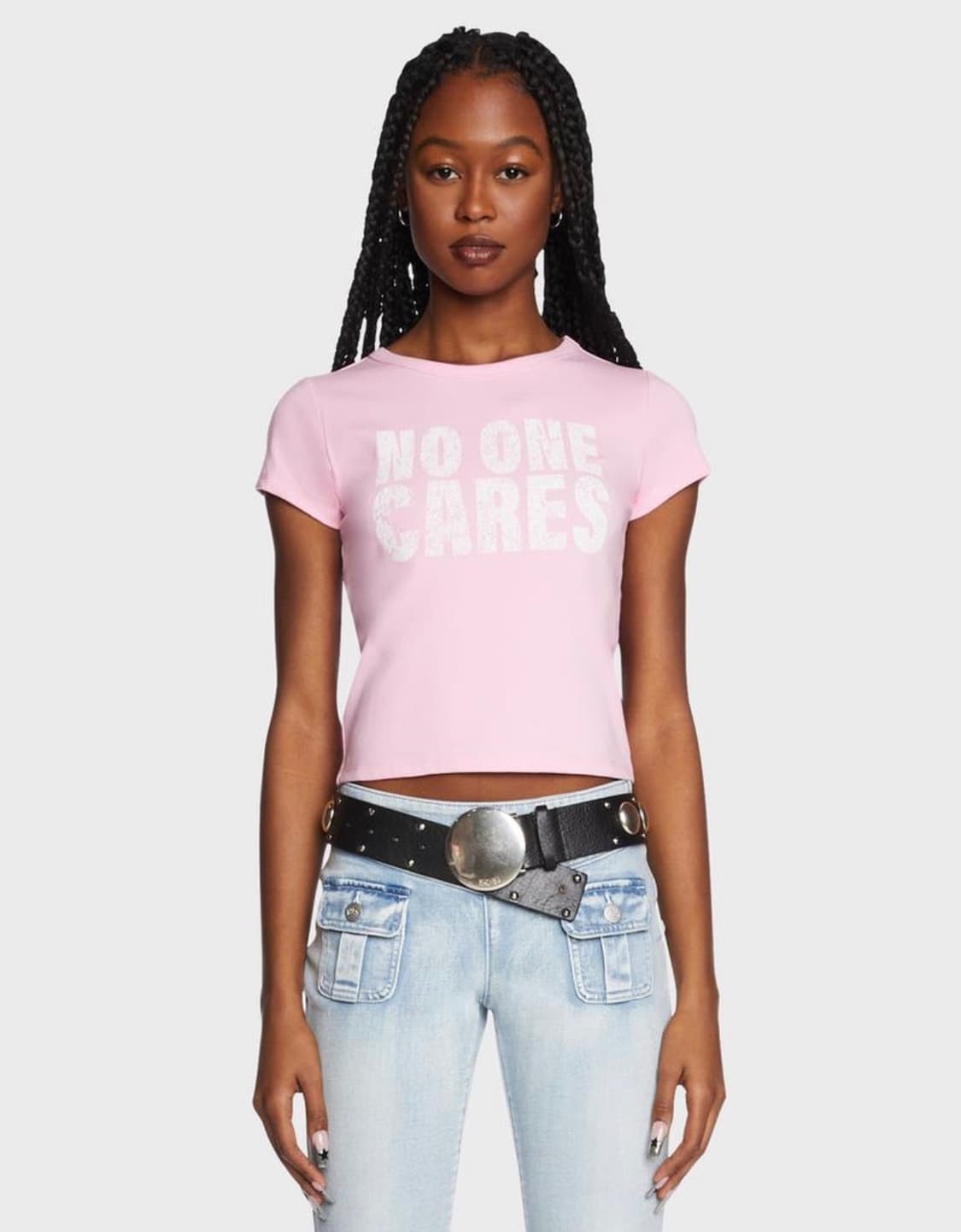 Dolls Kill / Generation Kiss 베이비핑크 반팔티셔츠 상품이미지1