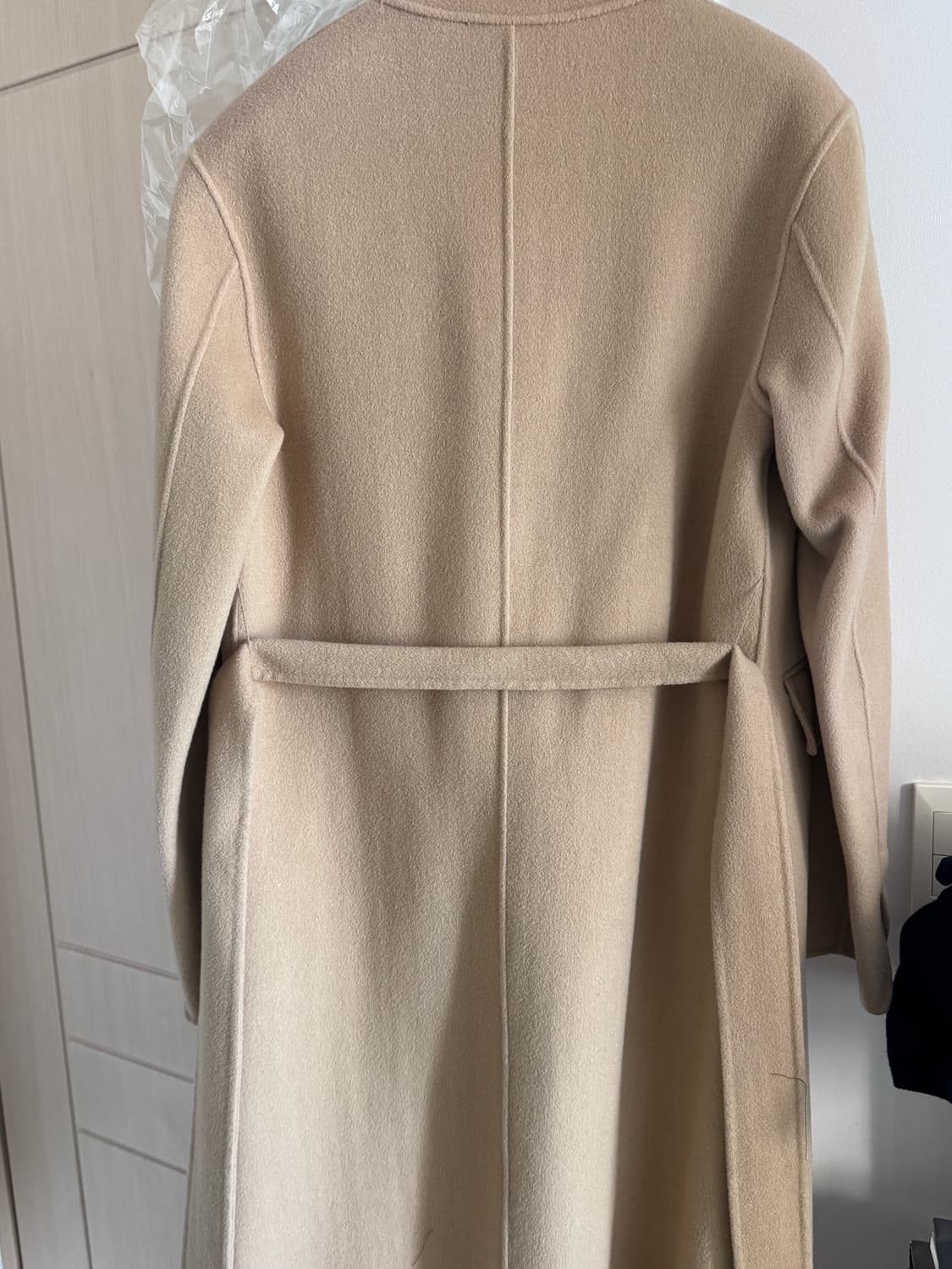 카멜 울90 코트 상품이미지4