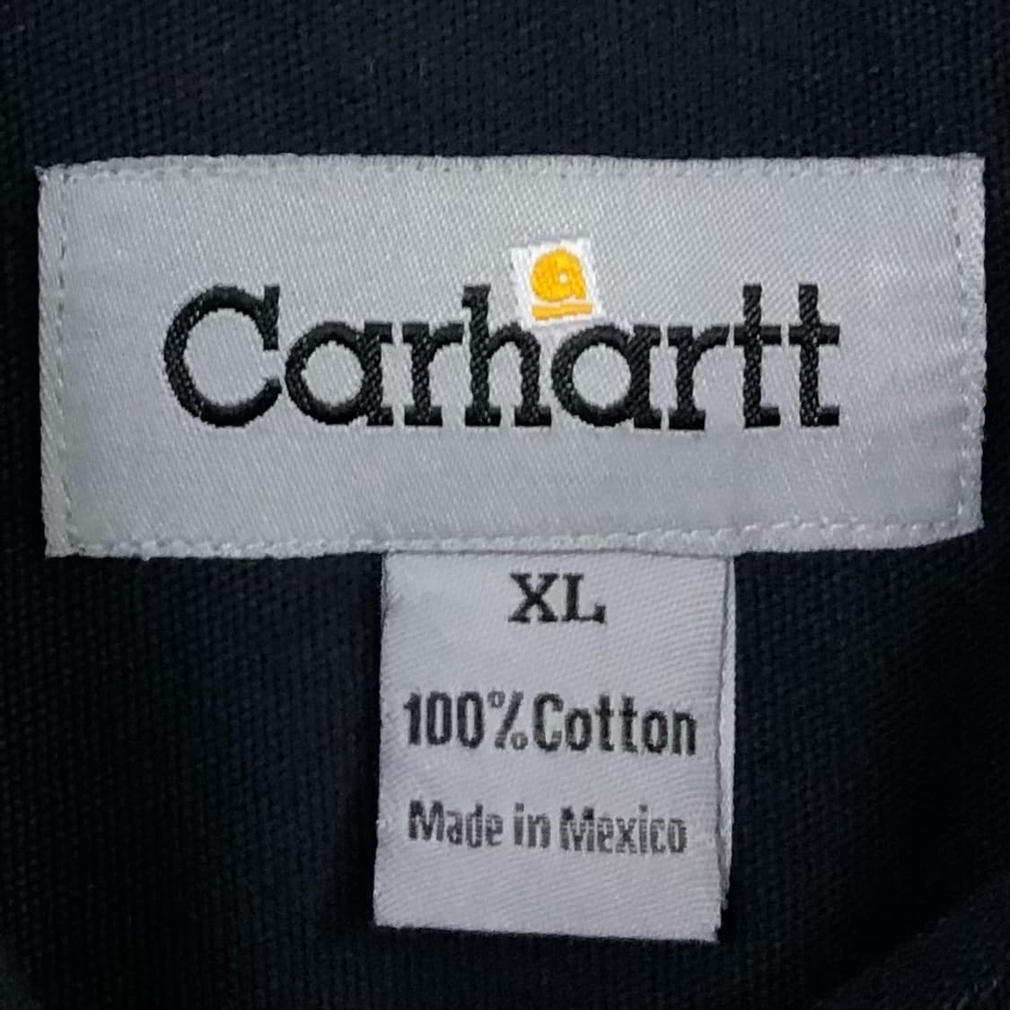 XL 칼하트 네이비 워크 셔츠 상품이미지3