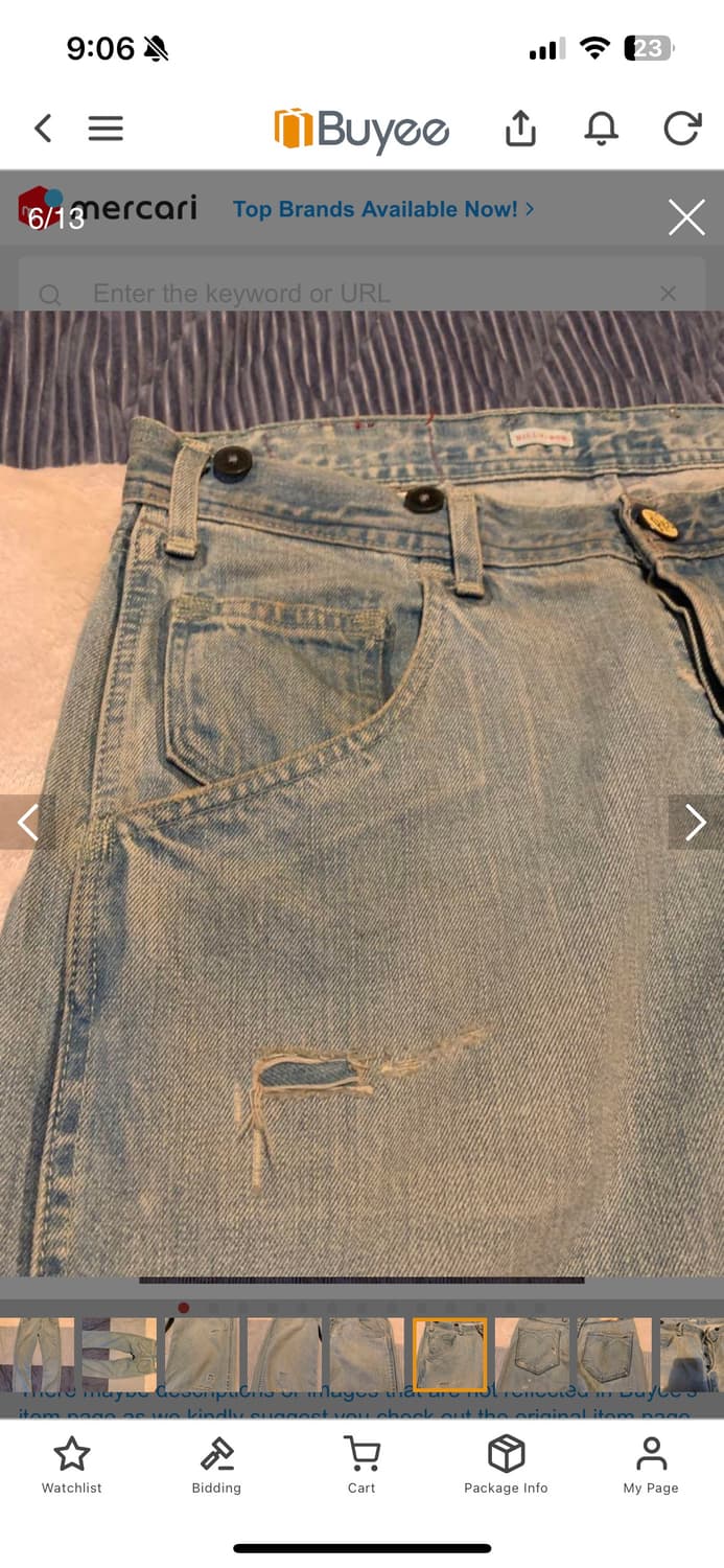 리바이스 레드 빌리밥 루즈 데님 levis red billy bob 상품이미지4