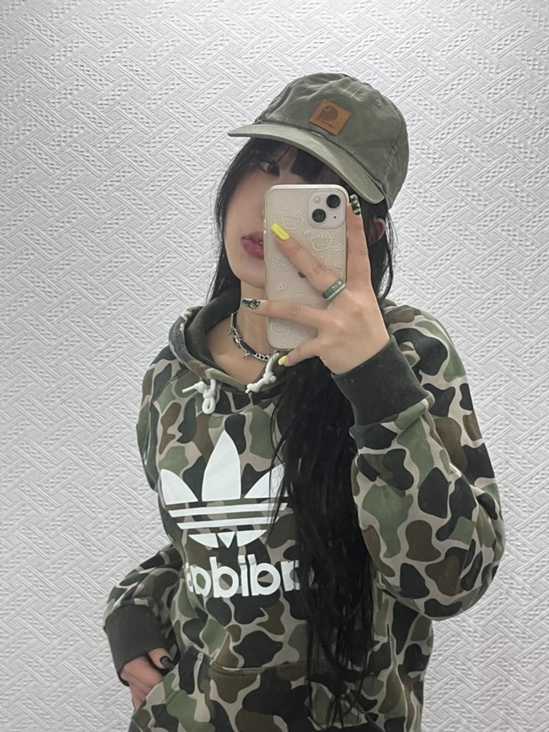 칼하트 빈티지 말차카키 스냅백 볼캡 모자 C07476 상품이미지2