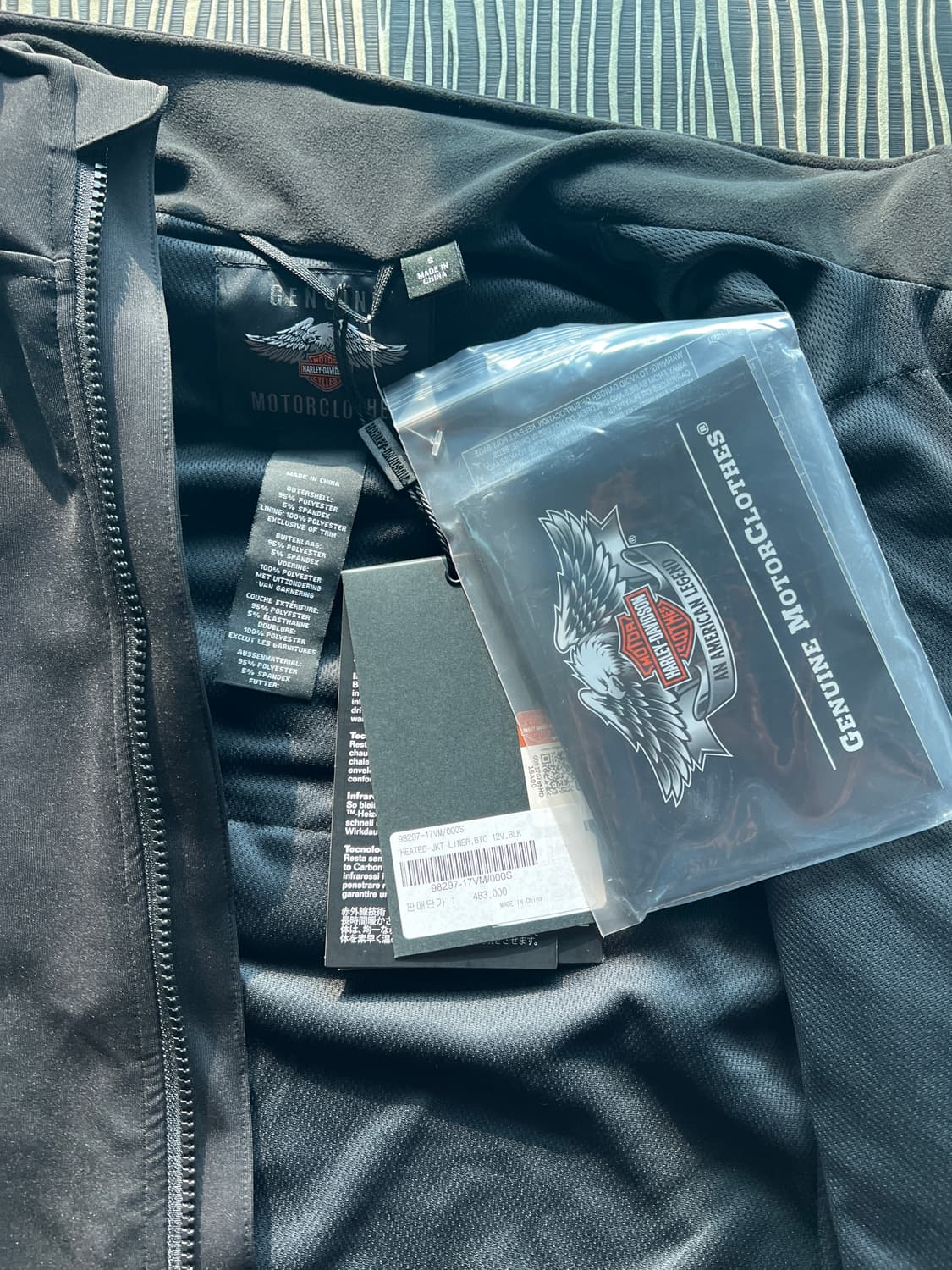 할리데이비슨 히팅 글로브 라이너 투웨이 져지 집 업 자켓 상품이미지2