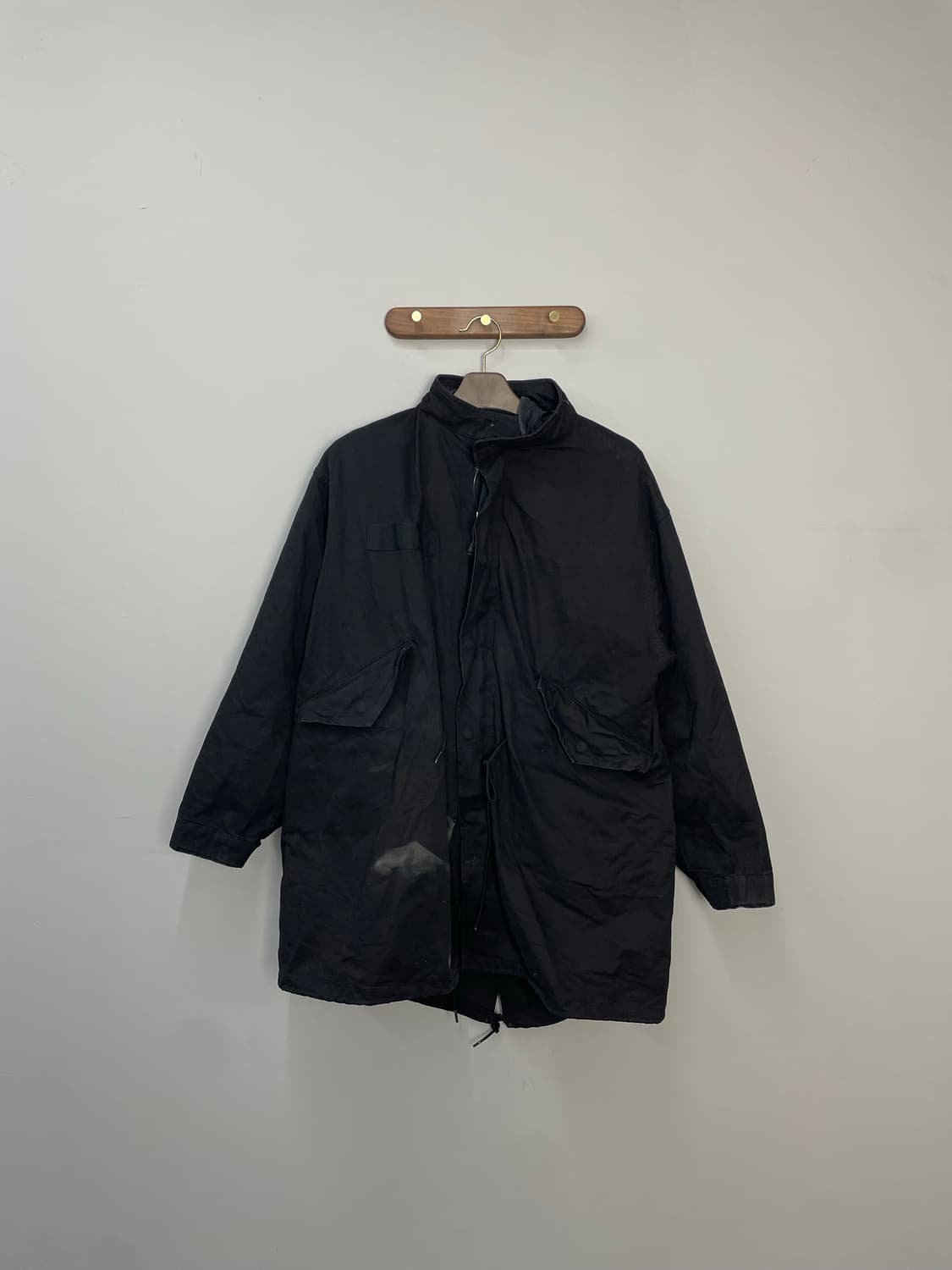 라퍼지스토어 블랙 피쉬테일 파카 H1867 상품이미지2