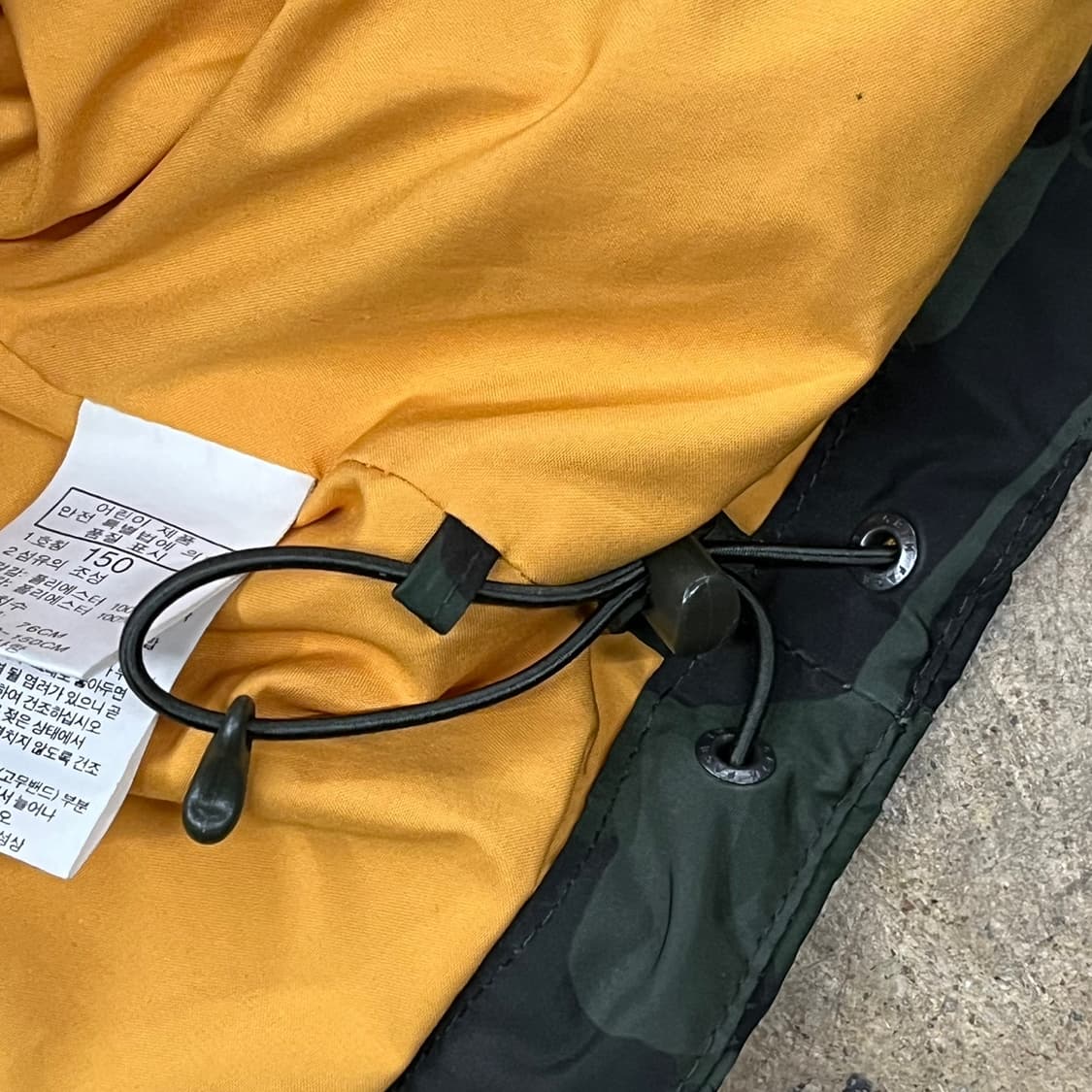 [정품/150] 노스페이스 카모 패턴 바람막이 후드 자켓 b16 상품이미지8