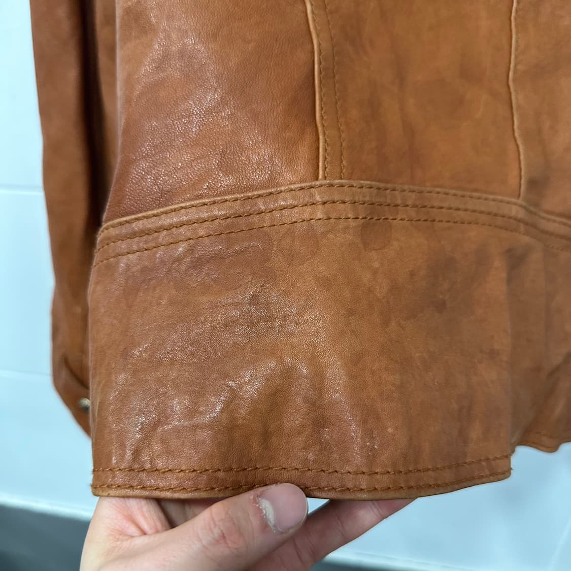 게스 양가죽 자켓 상품이미지8