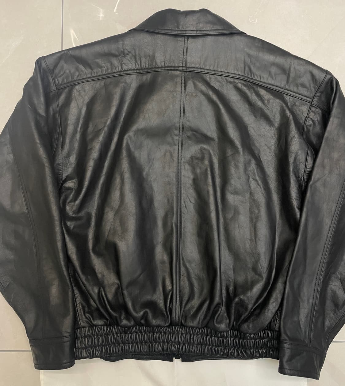 렉토 빈티지 크랙 레더 자켓 새상품 상품이미지7