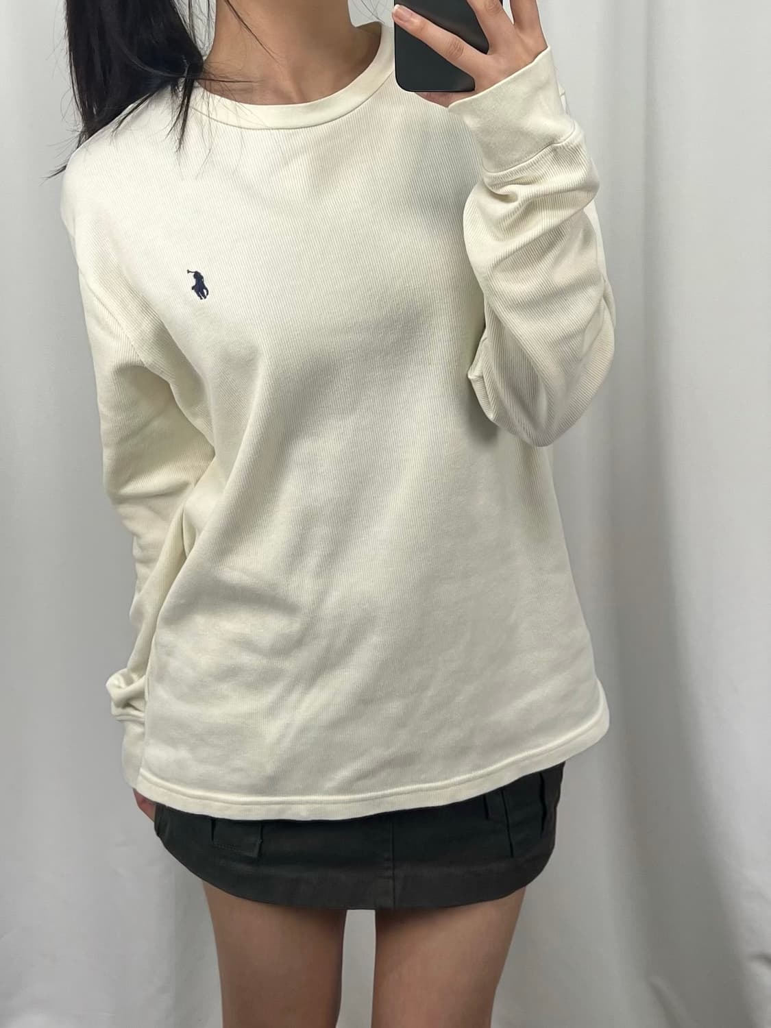 폴로 아이보리 롱슬리브 상품이미지1
