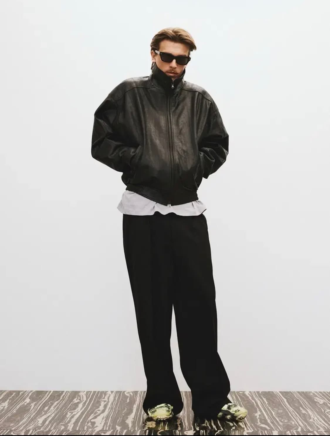 렉토 빈티지 크랙 이펙트 레더M 상품이미지1