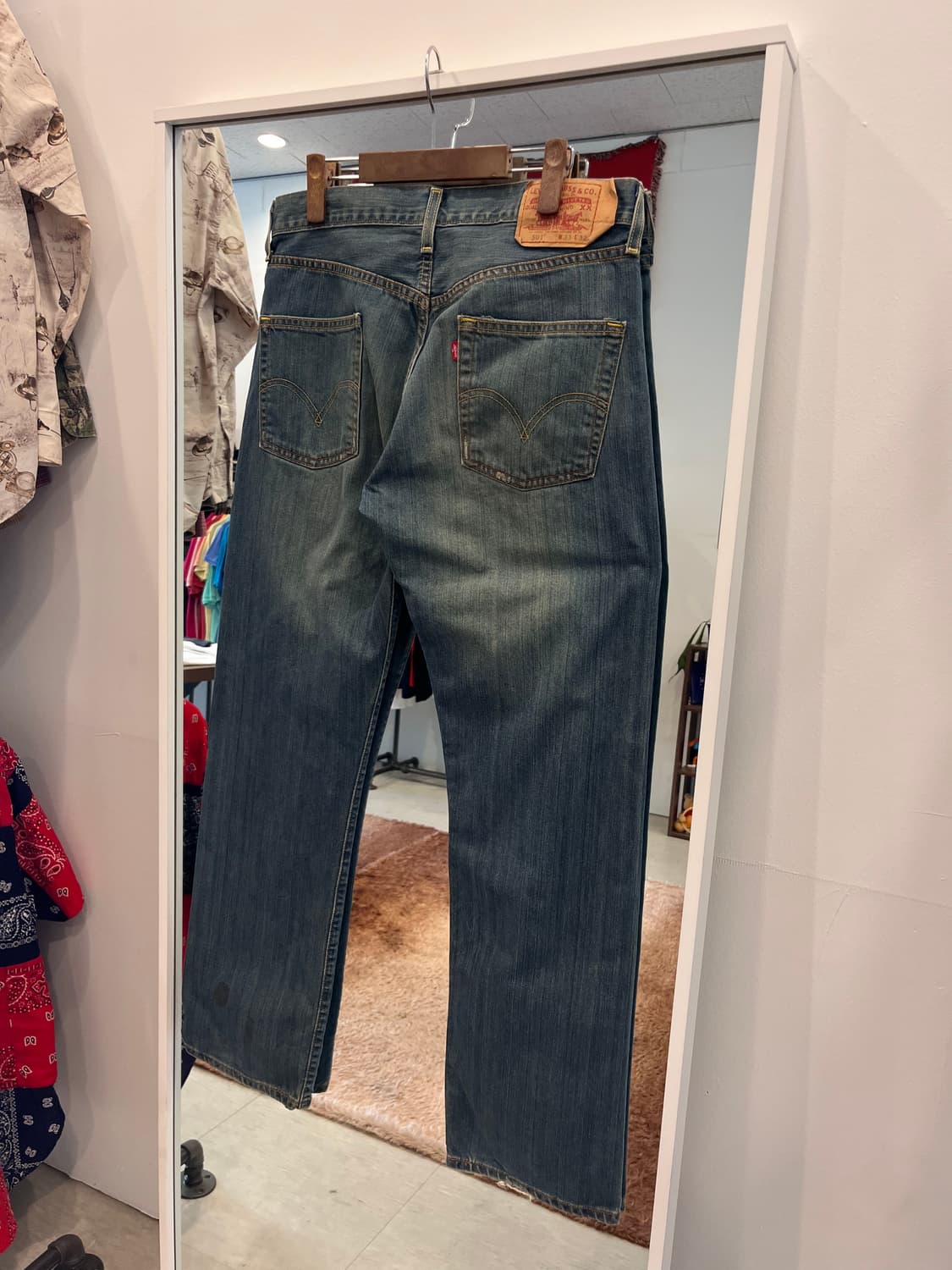 00s Levis 리바이스 501 데님 팬츠 (31-32inch) 상품이미지4