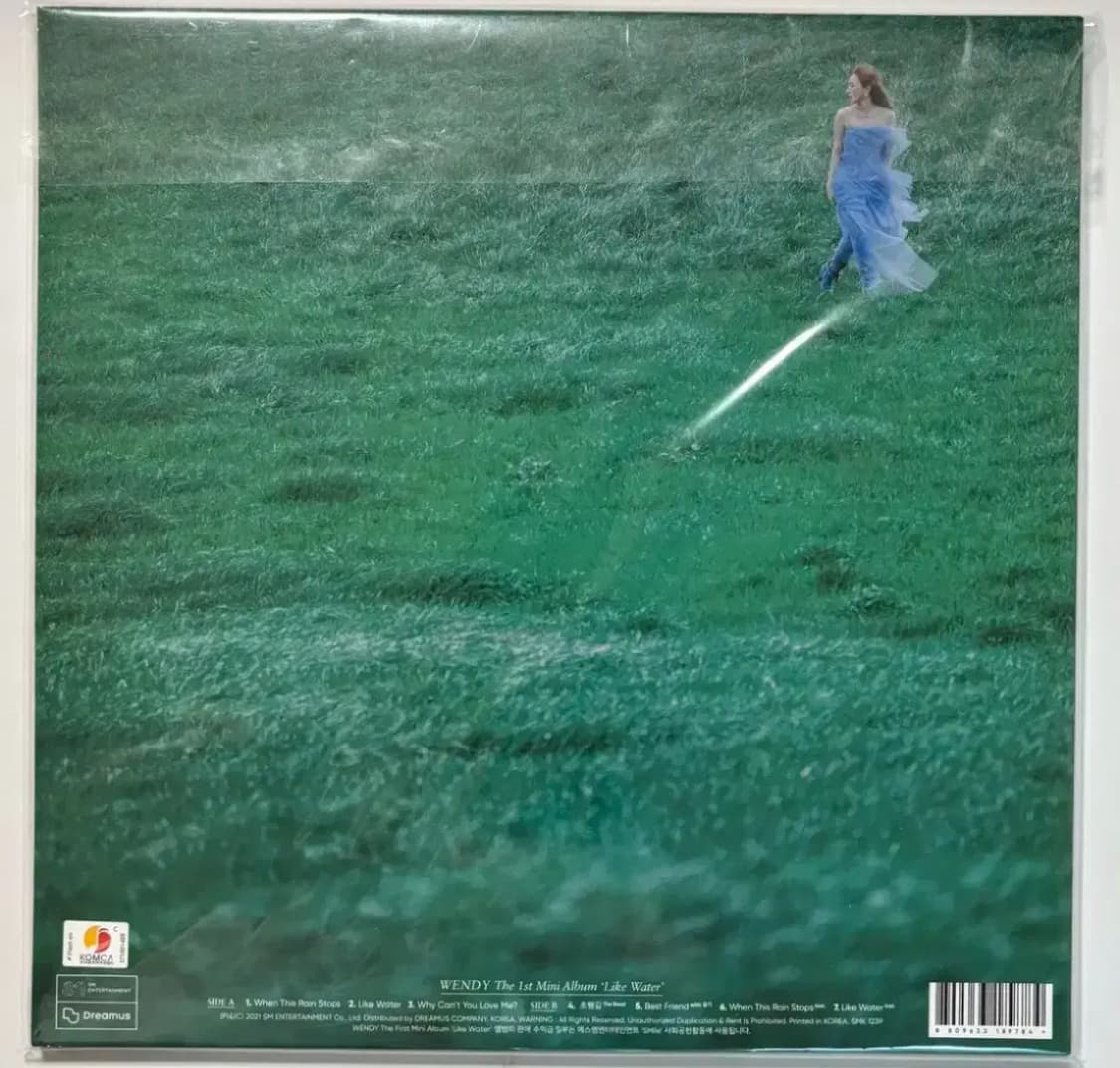 레드벨벳 웬디 Like Water 개봉 엘피 LP 상품이미지4