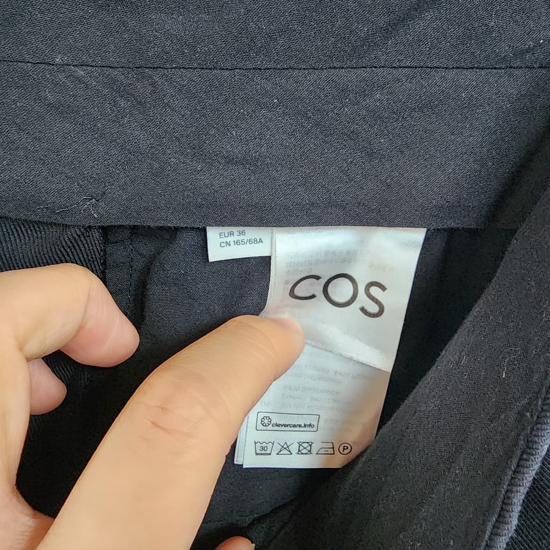  코스 검정색 슬랙스 바지 상품이미지6