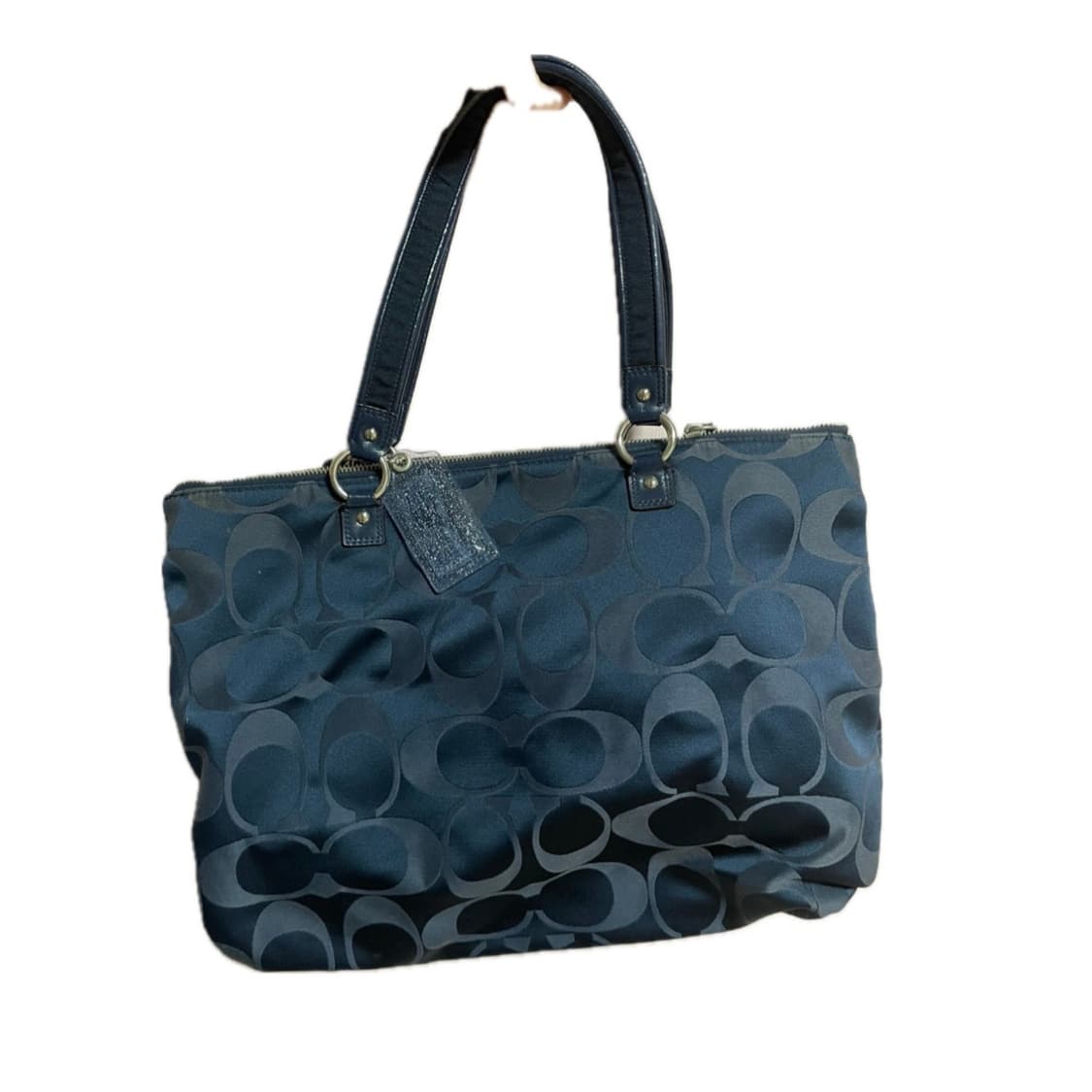 코치 빈티지 시그니처 토트백 네이비 상품이미지2