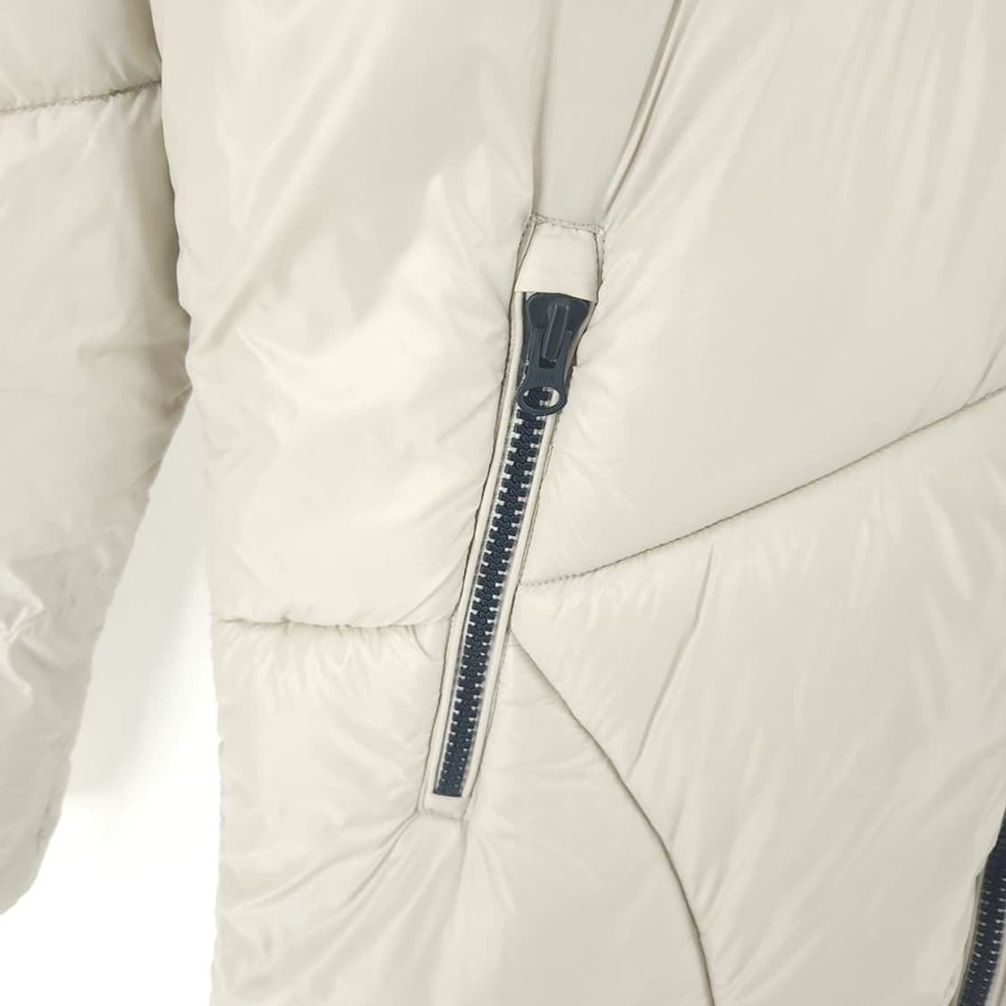 [1(90)]세이브더덕 베이지 폴리충전 롱 패딩[Y5C-254] 상품이미지2