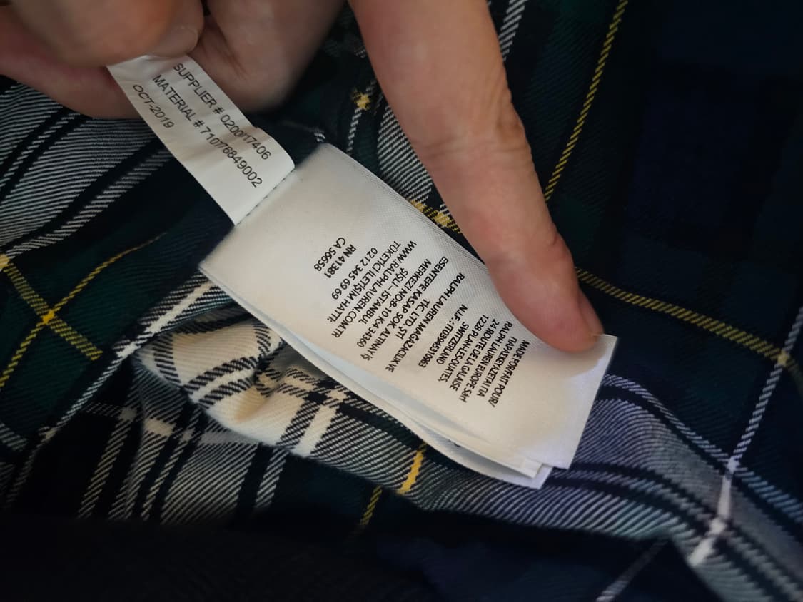 폴로랄프로렌 코튼 트윌 해링턴 자켓 L 상품이미지3