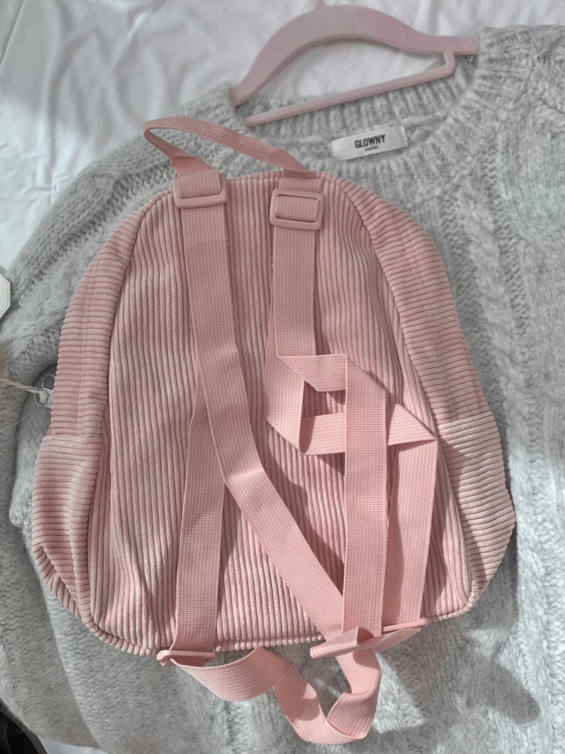 새상품 잔스포츠 하프 파인트 코듀로이 미스티 로즈 핑크 백팩 상품이미지6