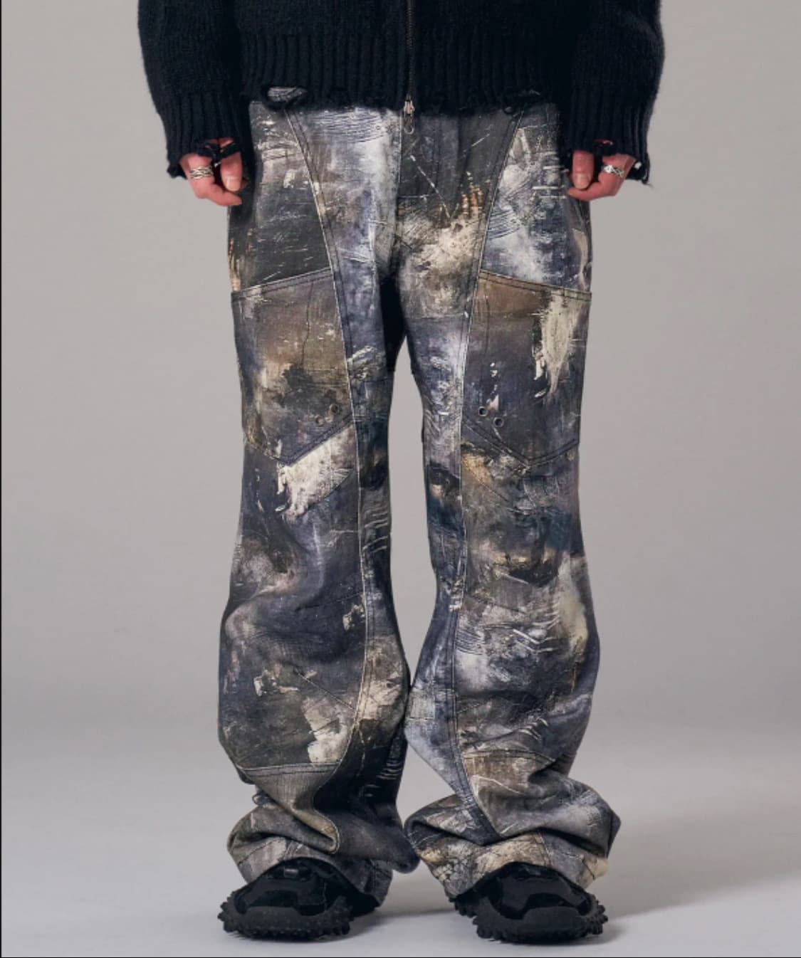 아이돈워너셀바지 Camouflage Printing Cargo Pants 상품이미지1