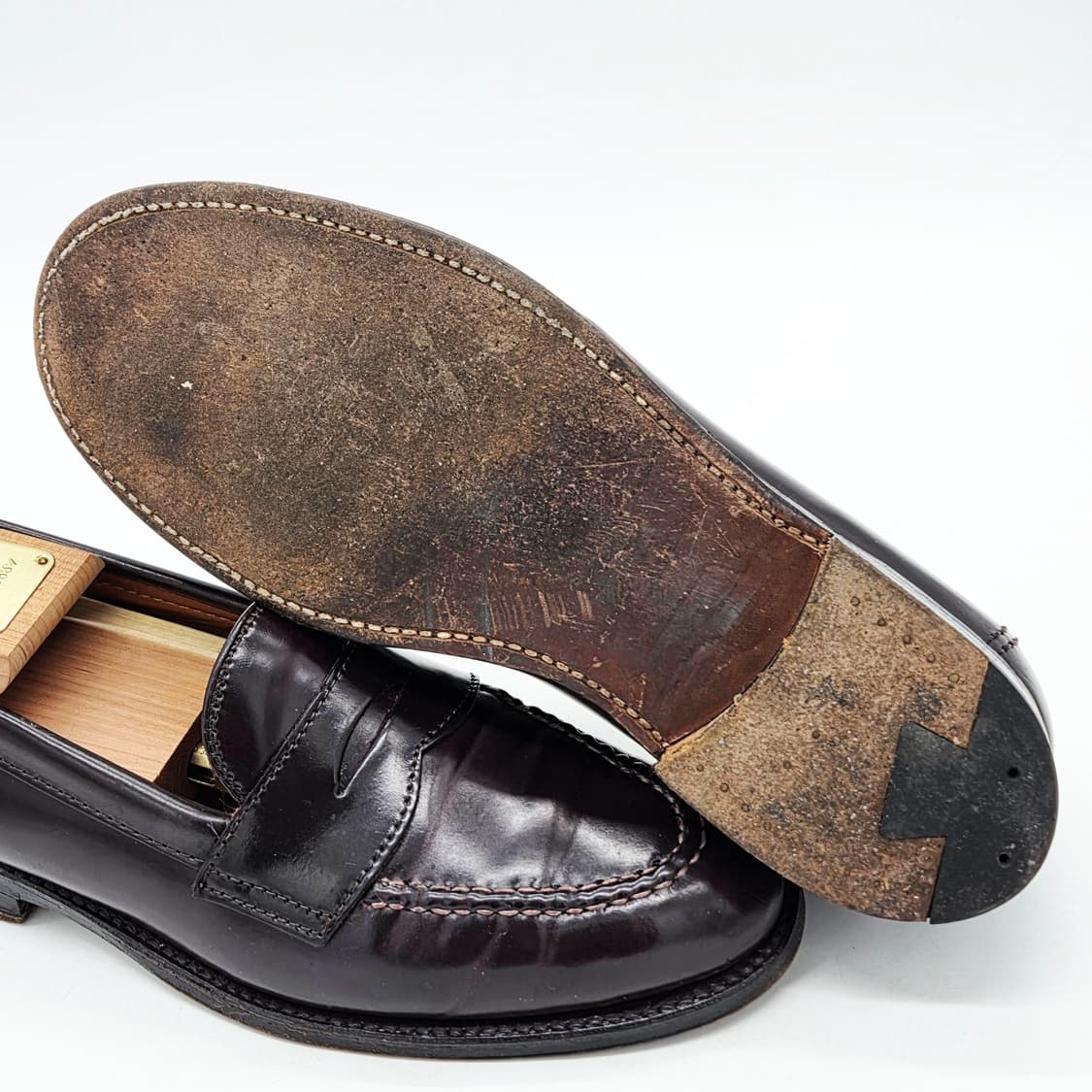 Alden 알든 A1202 코도반 페니로퍼 버건디 (7 1/2) 상품이미지3